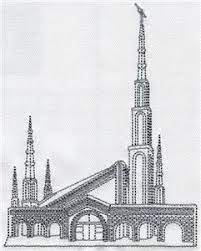 Embroidery — going global since 1804. Johannesburg South Africa Temple Embroidery Design By Embroidery Central