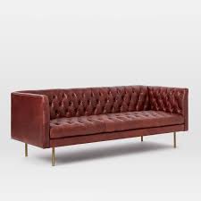 Modern Chesterfield Leather Sofa 79 Modern Leather Sofa Contemporary Leather Sofa Leather Sofa Couch