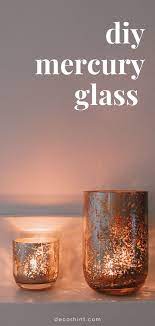 Diy Faux Mercury Glass In Gold And