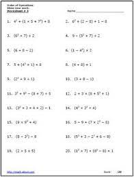 You can be practicing the correct order of operations by using the math worksheets below. Practice The Order Of Operations With These Free Math Worksheets Algebra Worksheets Pemdas Worksheets Order Of Operations