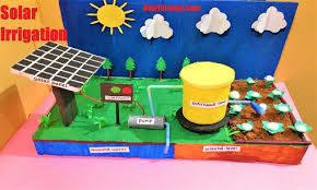 Solar Power Irrigation System Project Model For School