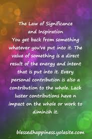 The 12th Karma Law The Law Of Significance And Inspiration Happy Quotes Life Lessons Wholeness
