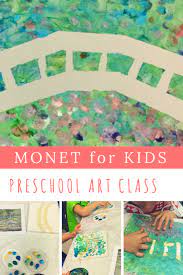 Impressionism For Kids Finger Painting With Monet Arty Mommy Introduce Your Little Artists To Impr Preschool Art Projects Kids Art Projects Artists For Kids