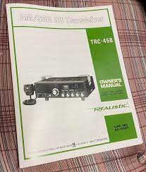 Realistic TRC-458 Navaho AM/SSB CB Radio Owners Manual w/schematic | eBay