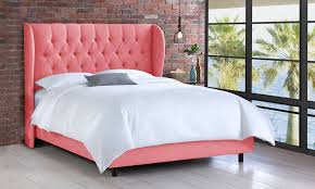 Check spelling or type a new query. Tufted Linen Upholstered Wingback Bed From Aed 1399 A To Z Furniture