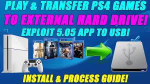 Play Transfer Ps4 Games To External Hard Drive Exploit 5 05 App To Usb Youtube