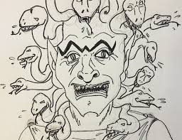 Unlike with the fundamental websites, interactive coloring pages are many times found on more of the intricate sites which act as the. Medusa Coloring Page Fairytale Town