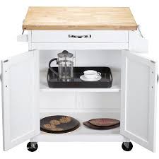 mainstays kitchen island cart with