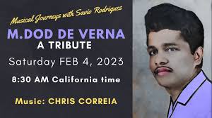 M. DOD de Verna, a TRIBUTE from Savio Rodrigues