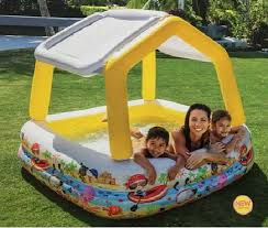 Kolam renang besar keluarga ground steel pro frame pool 366cm dengan filter bestway 56062 9. 10 Rekomendasi Kolam Renang Karet Terbaik Untuk Anak