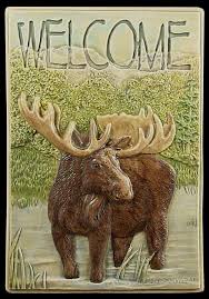 Unavailable Listing On Etsy Moose Decor Tile Art Decorative Tile