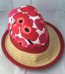 Marimekko Trilby Fedora Crushable Boltofcloth Sunhat Beachhat Made In New Zealand Waiheke Island Madeinnz Peony Hat Hats C Hats For Big Heads Bespoke Hats Hats