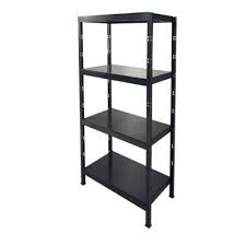 Kit Etagere En Metal Noir 4 Tablettes Axiome Etagere Metal Castorama Etagere
