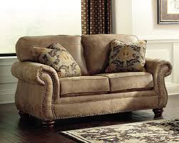 Amazon Com Ashley Furniture Signature Design Larkinhurst Traditional Loveseat Faux Weathered Leather Sofa Love Seat Traditional Sofa Traditional Loveseat