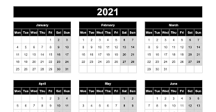 Download free excel calendar template & create printable calendars for 2021 or any year. Download 2021 Yearly Calendar Mon Start Excel Template Exceldatapro