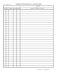Hand copy of exhibit to opposing counsel while asking permission to approach the bench. Usa Exhibit And Witness List Continuation Form Ao187a Legal Forms And Business Templates Megadox Com