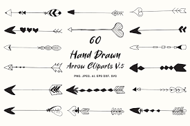 Download Hand Drawn Arrows Cliparts Ver 5 Graphic By Creative Tacos Creative Fabrica