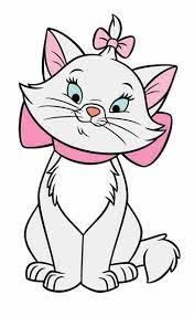 Marie, the daughter of duchess in the 1970 disney animated film the aristocats; Cute Aristocats Marie Disney T Shirt Disney Drawings Marie Aristocats Kitten Drawing