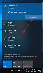 Este suficient doar să vă uitaţi pe spatele carcasei de plastic a routerului şi veţi găsi scrisă parola la wifi predefinită. Cum Ma Conectez La Wi Fi In Windows 10 Devicebox Ro