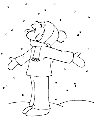 Dibujos Infantiles Para Colorear Invierno