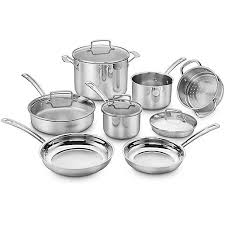 Cuisinart stainless steel cookware set dishwasher safe. Cuisinart Chef S Classic Pro 11 Piece Cookware Set In Stainless Steel Bed Bath Beyond