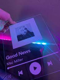 Custom Spotify Glass Panels Any Spotify Song Cute Room Decor Cute Bedroom Decor Album Frames