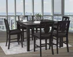 Grey pub table and chairs. K Living Sasha 7pcs Pub Set 1 Table 6 Chairs Walmart Canada