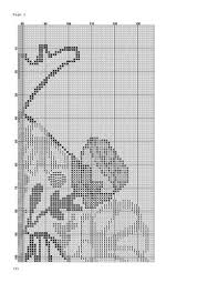 This is not a finished cross stitch. Cross Stitch Flower Heart Pattern