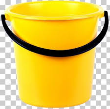 Plastic Bucket Yellow Tool Material Png Clipart Architectural Engineering Basket Bucket Color Flowerpot Free Png Download