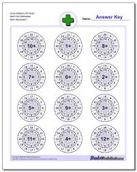 Addition Fact Circles