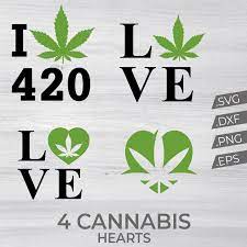 Download I Love Cannabis Svg 420 Weed Svg Cannabis Svg Marijuana Svg Cannabis Silhouette File Cricut File Cut File Print File Upplop Design For T Shirts Graphic Resources Clip Art