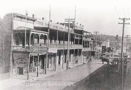 Montogomery St With Log Cabin Bakery 1920 California History Butte County Oroville
