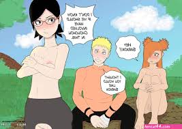 boruto x himawari porn comic - Hentai 44