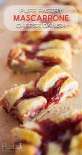 Puff Pastry And Mascarpone Cheese Danish Posh In Progress Recipe Mascarpone Recipes Recipes With Mascarpone Cheese Puff Pastry Desserts