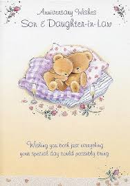 Wishing a lovely marriage anniversary to our son and daughter in law. Anniversary Quotes For Daughter In Law Son Quotesgram