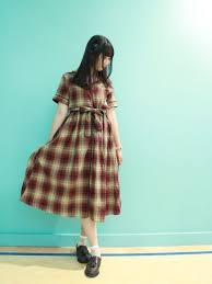 miscere official miscere ワンピースを使ったコーディネート wear ワンピース レッド ワンピース 柄ワンピース