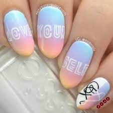Bts Loveyourself World Tour Inspired Nails Korean Nail Art Army Nails Trendy Nails