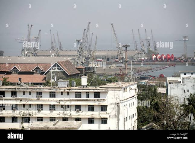 View of Bombay port trust, Bombay NAw Mumbai, Maharashtra, India, Asia Stock Photo - Alamy