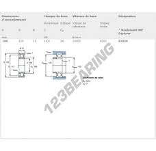 61820 Skf 100x125x13 Mm