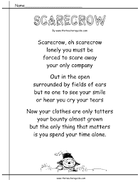Scarecrow 001 001 Jpg 1224 1584 Poetry Comprehension Worksheets Poetry Comprehension Comprehension Worksheets