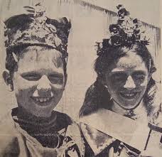 June 16, 1972 Sun Herald King and Queen of Freckles 👸 Karen Klewe 🤴 Glenn  Cox