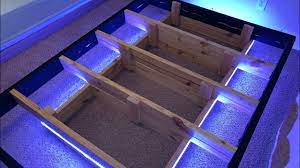 Beautiful floating bed design with light 014 bed frame. Diy Floating Bed Frame With Led Lights Youtube