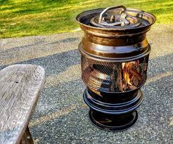 Blue sky outdoor 36 in. Upcycle Old Steel Wheels Into A Fire Pit 7 Steps With Pictures Instructables