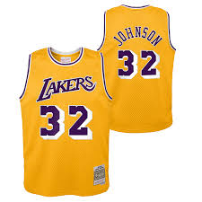 The lakers community on reddit. Youth Magic Johnson Jersey Los Angeles Lakers Mitchell Ness Throwback Gold