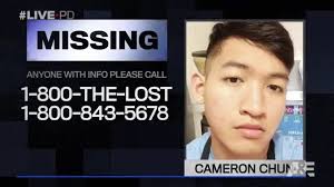 Cameron Chun Missing
