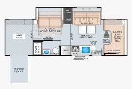 Toy hauler class a motorhome. 2020 Outlaw Class C Toy Hauler 29s Floor Plan 2020 Thor Motor Coach Outlaw C 29s Hd Png Download Transparent Png Image Pngitem