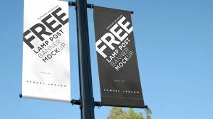 Road Banner Mockup Branding Mockups Branding Mockups Psd Design Freebie