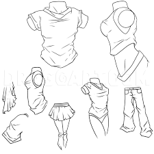 Drawing anime clothing is not an easy task by no means. How To Draw Anime Clothes Step By Step Drawing Guide By Dawn Dragoart Com