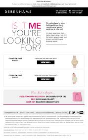 Abandoned Basket Email Example Debenhams Sept 2014 Email Design Email Marketing Design Email Marketing Design Inspiration