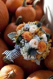 Rich reds, fiery oranges and beautiful yellows mixed with brown, gold, green, amber and russet colors are the most popular combinations. Preppy October Wedding From Hanna Floral Design Fall Wedding Bouquets Fall Wedding Flowers Fall Bouquets